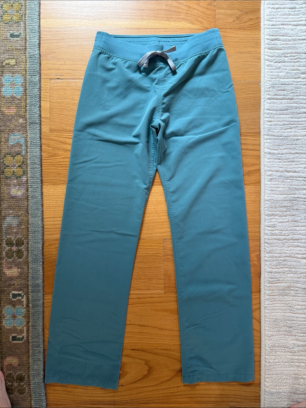 Figs Teal Drawstring Women's Jogger Pants